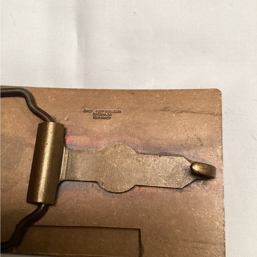 Vintage 1978 Masonic belt buckle, solid brass. 122 - Picture 4 of 4